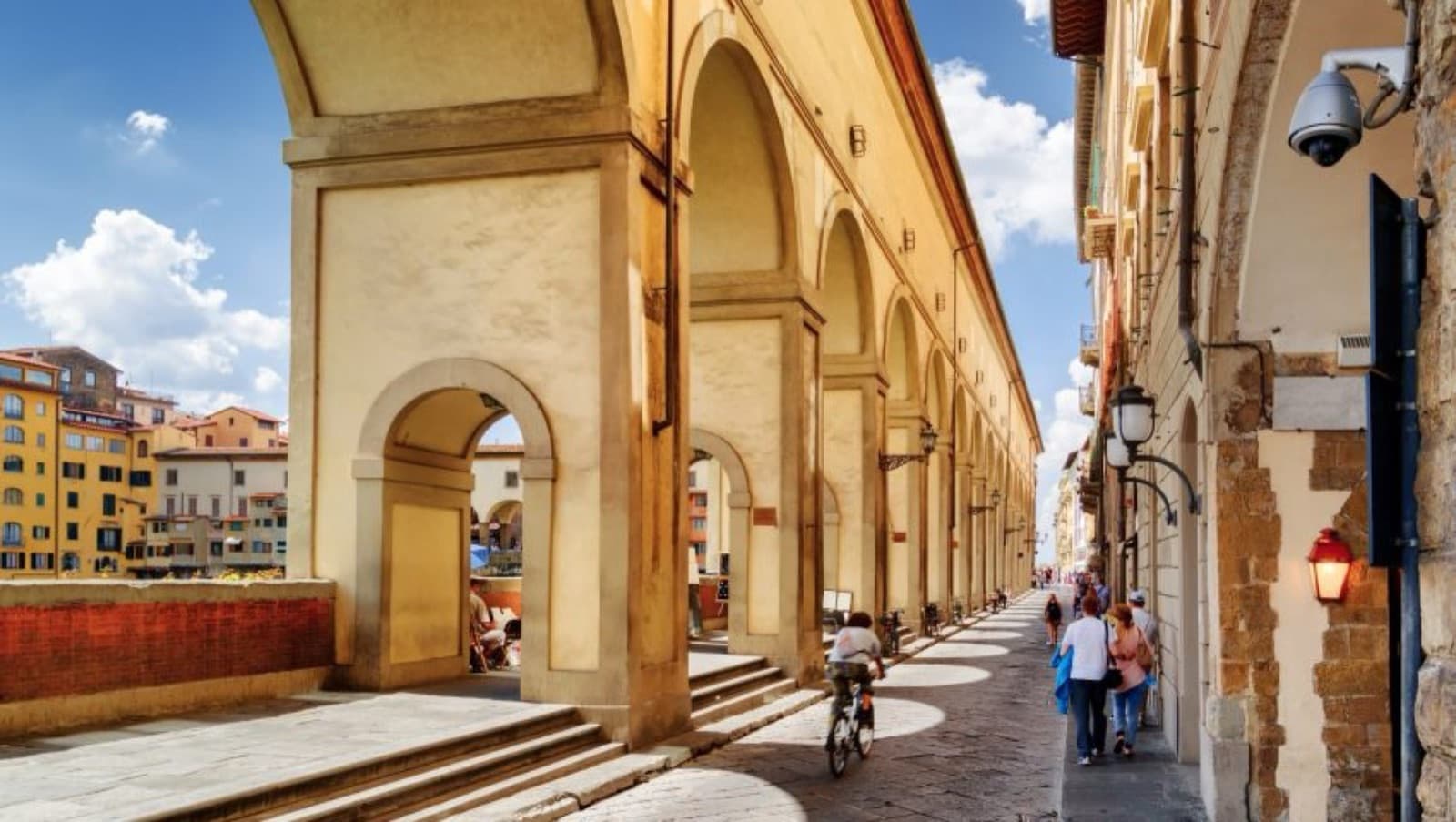 Corredor Vasariano sobre el Ponte Vecchio