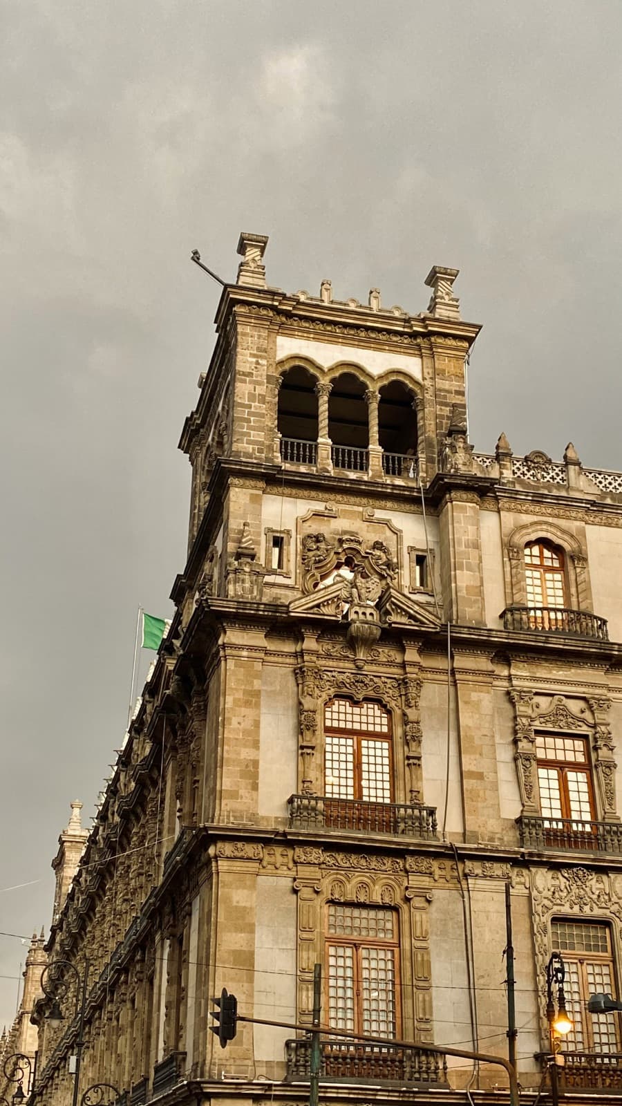 Antiguo Palacio del Ayuntamiento en el Zócalo