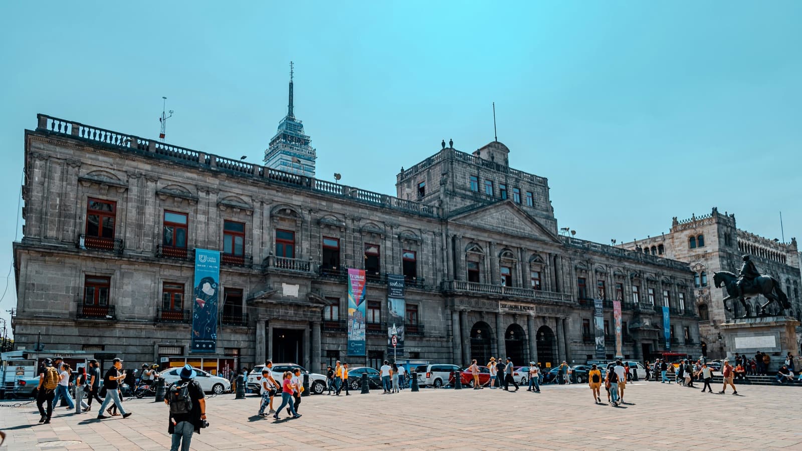 Fachada del Palacio de Minería de Manuel Tolsá