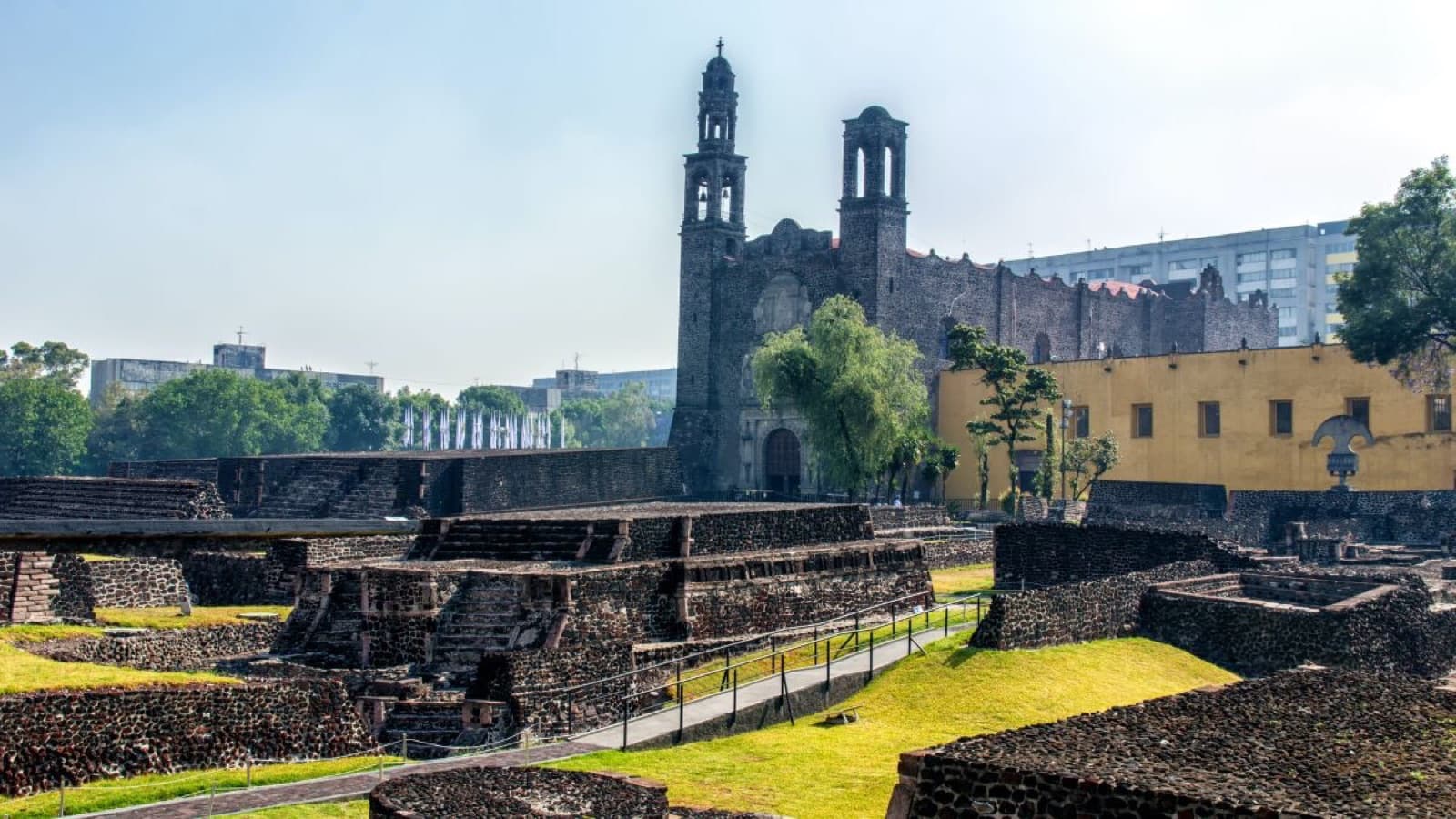 Plaza de las Tres Culturas en Tlatelolco