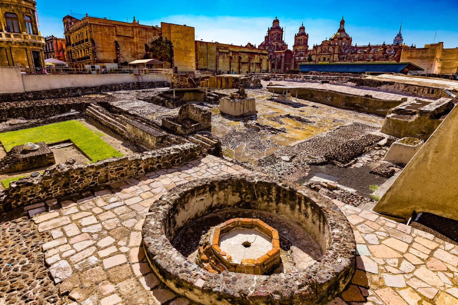 Ruinas del Templo Mayor de Tenochtitlan