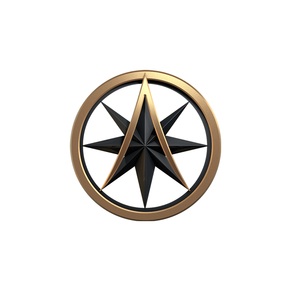 Logo de Ruthy: la brújula de la app
