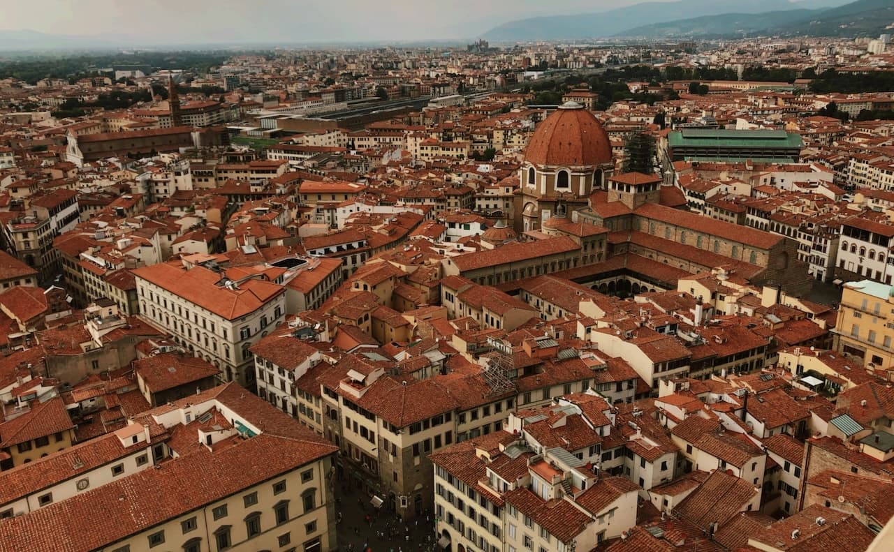 View of Florence and the Arno river