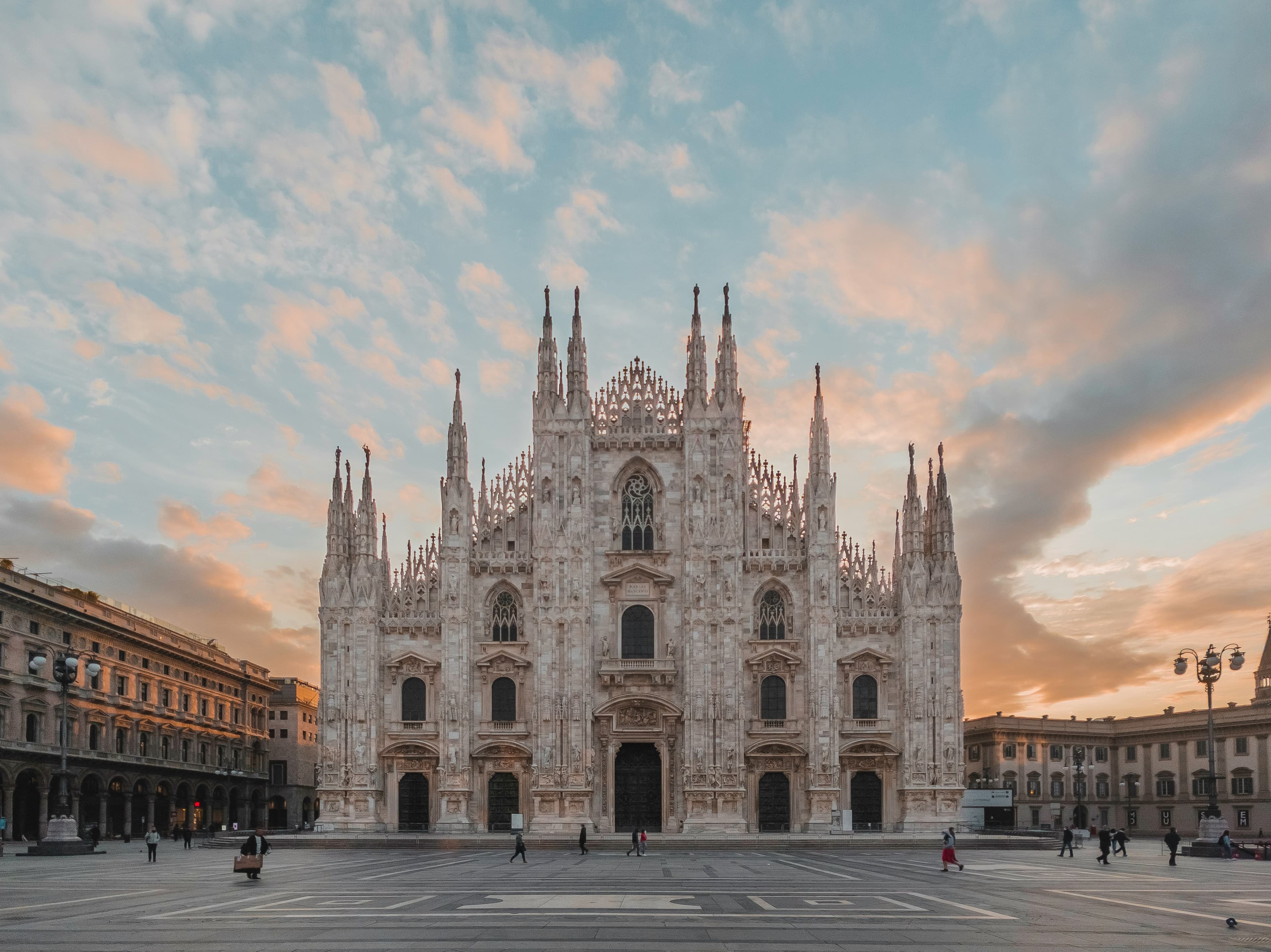 View of Milan and the Duomo