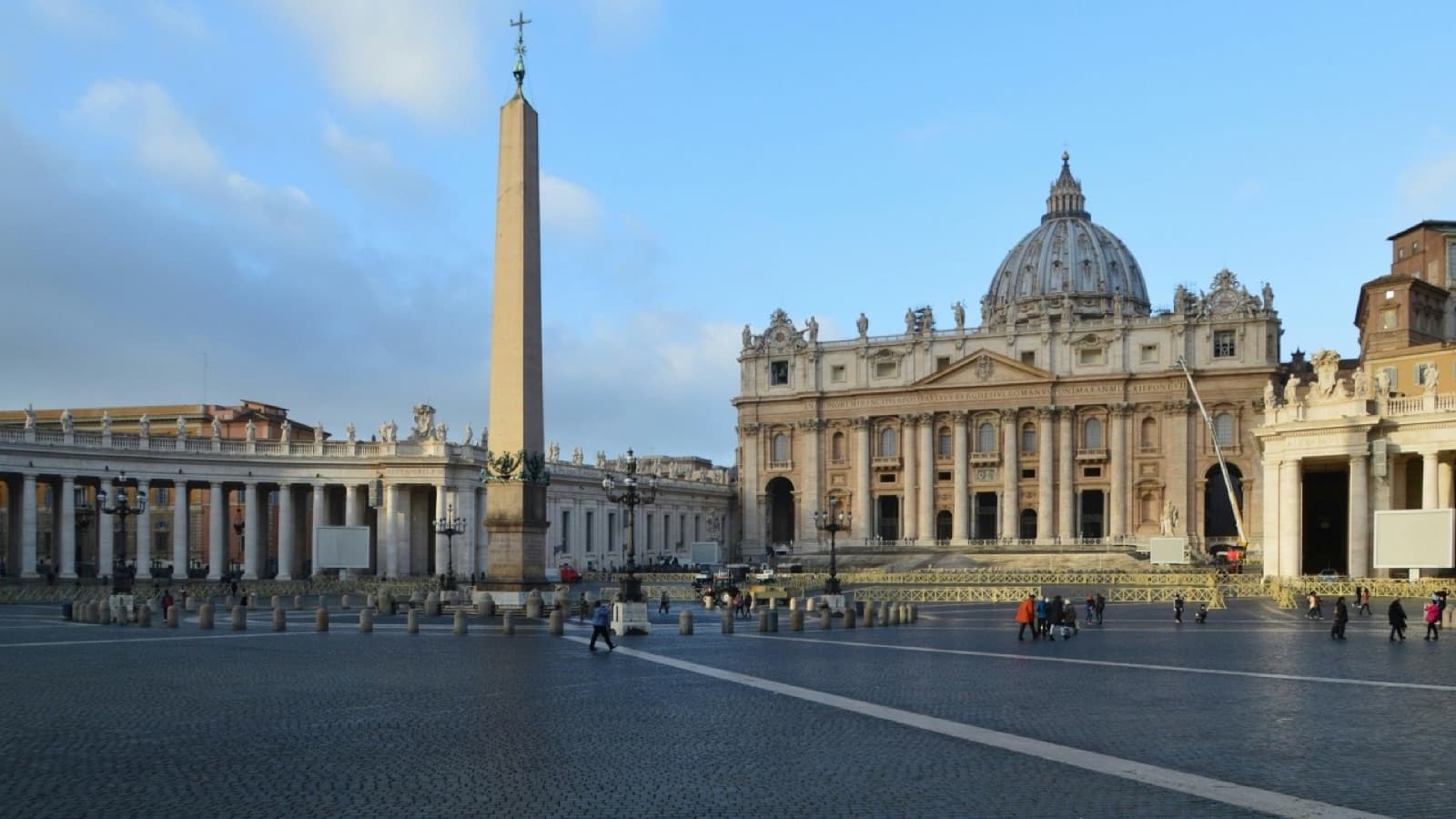 Vista de la Basílica de San Pedro en el Vaticano