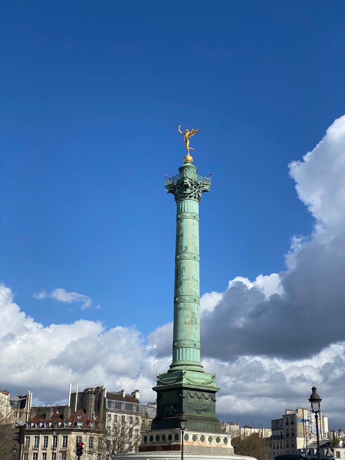 Plaza de la Bastilla con la Columna de Julio